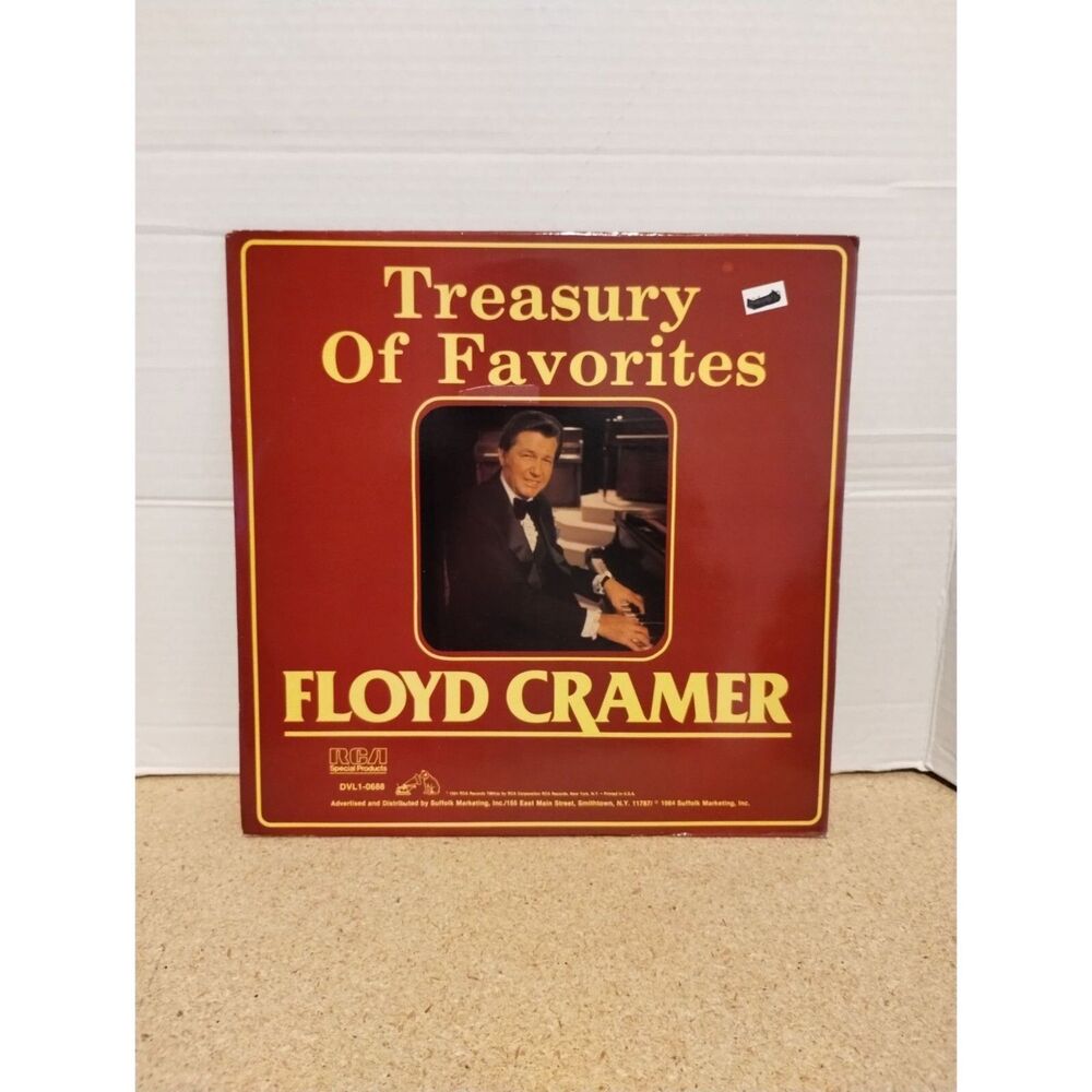Treasure of Favorites Floyd Cramer Vintage Vinyl Record 1984 LP DVL1-0688